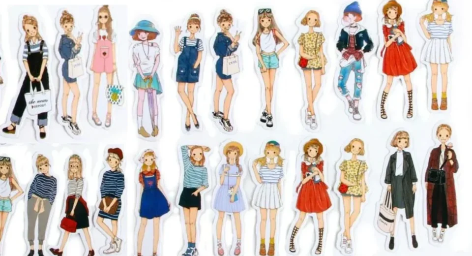 Icon fashionista stickers