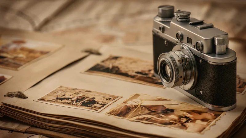 brown pigment in vintage photos